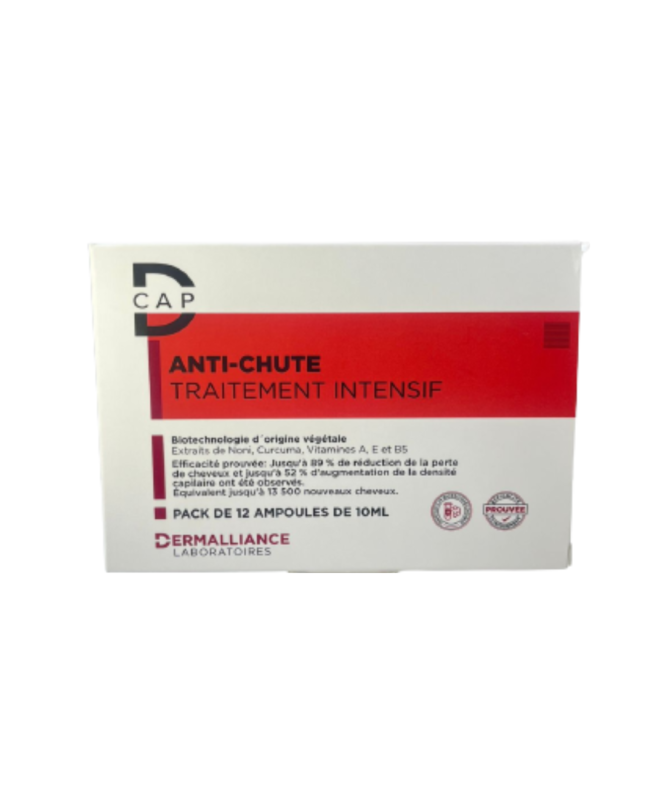 D-CAP ANTI-CHUTE TRAITEMENT INTENSIF 12 AMPOULES*10ML