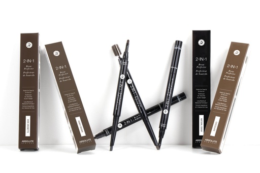 [AEBD03] ABSOLUTE ABNY 2 IN 1 BROW PERFECTER - HONEY AEBD03