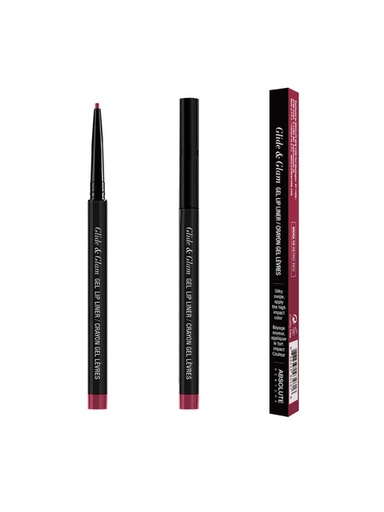 [MDGL10] ABSOLUTE NY GLIDE &amp; GLAM GEL LIP LINER - RETRO RED MDGL10