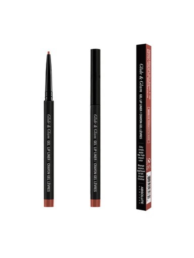 [MDGL12] ABSOLUTE NY GLIDE &amp; GLAM GEL LIP LINER - TERRACOTTA NUDE MDGL12