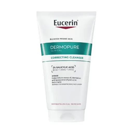 EUCERIN DERMOPURE GEL NETTOYANT CORRECTEUR 150ML