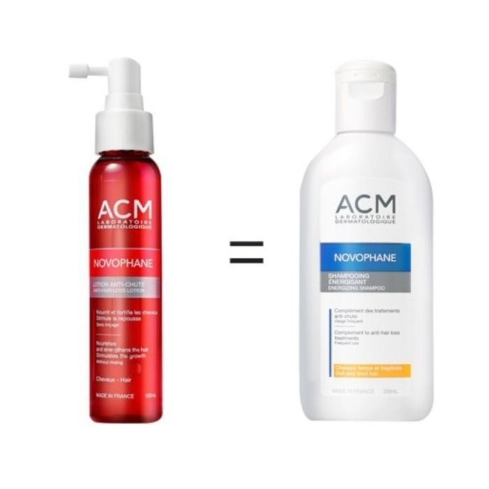 ACM NOVOPHANE LOTION ANTI-CHUTE + NOVOPHANE SHAMPOING 200 ML