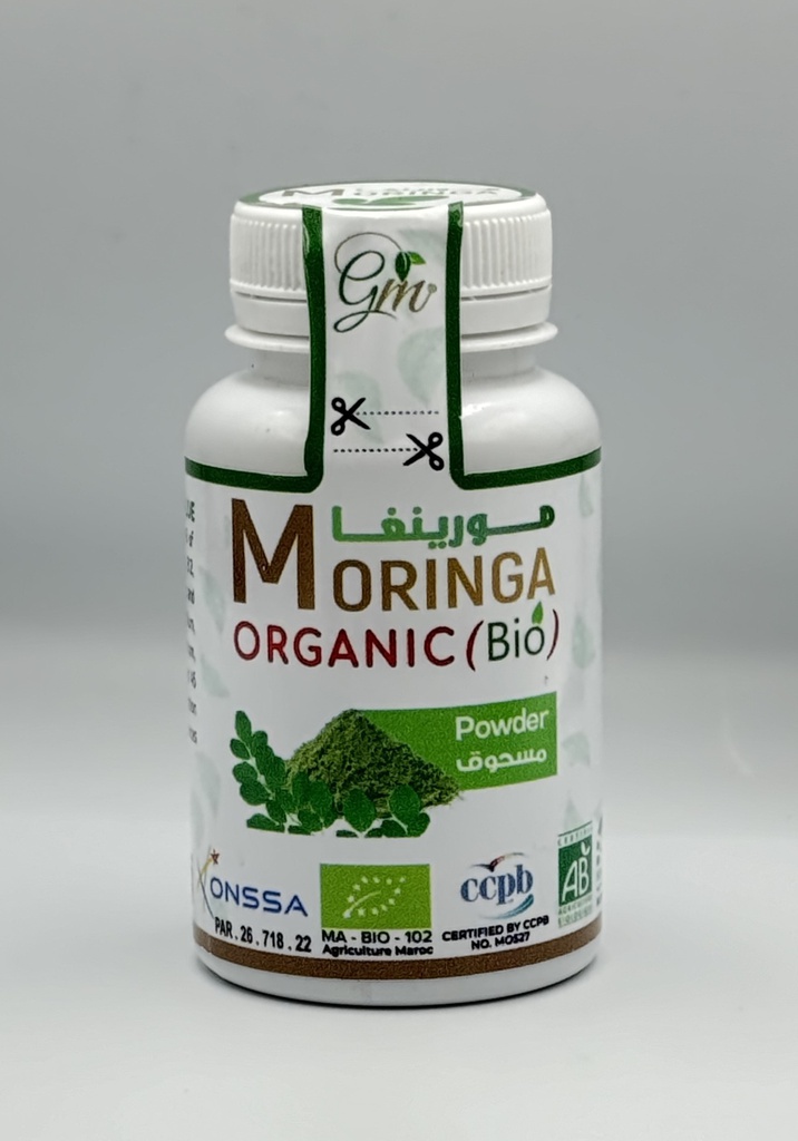 GREEN MIRACLES MORINGA ORGANIC POUDRE