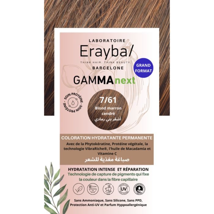 ERAYBA GAMMA NEXT 7/61 BLOND MARRON CENDRE NATUREL 100 ML