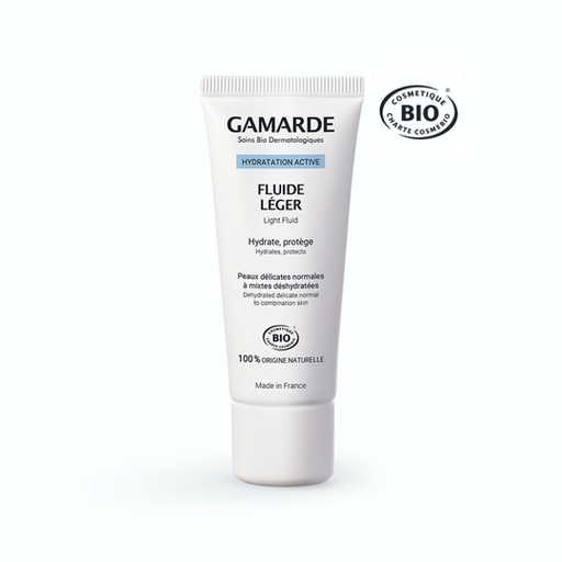 GAMARDE HYDRATATION ACTIVE FLUIDE LEGER BIO 40ML