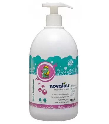 NOVALOU BABY 2 EN 1 GEL LAVANT CORPS ET CHEVEUX 1L