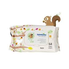 NOVALOU BABY LINGETTES 64PCS