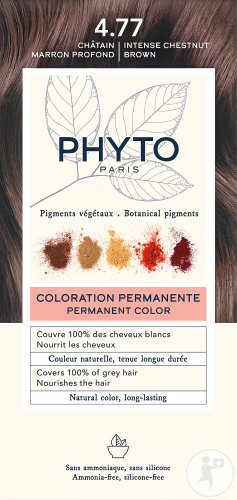 [PH1001041AA] PHYTO COLOR KIT COLORATION N°4.77 CHATAIN MARRON PROFOND