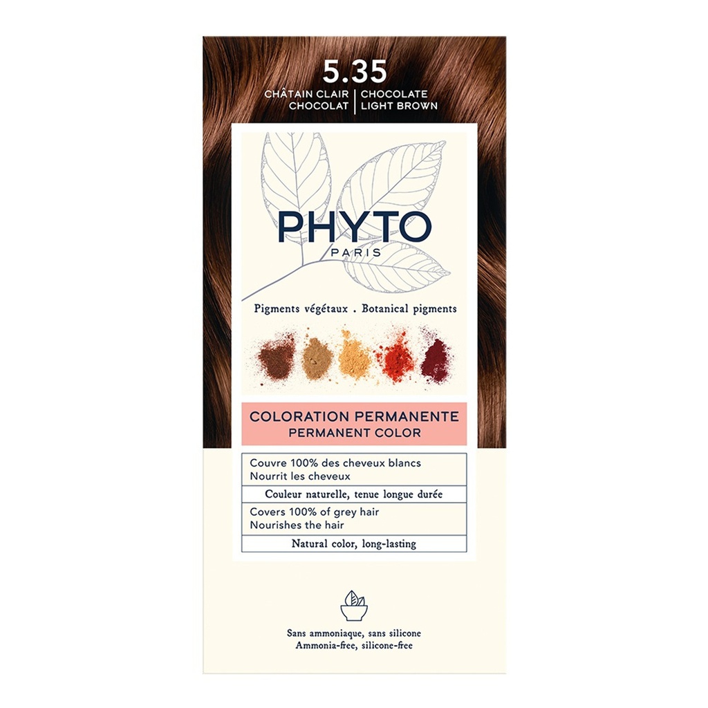 [PH1001071AA] PHYTO COLOR KIT COLORATION N°5.35 CHATAIN CLAIR CHOCOLAT