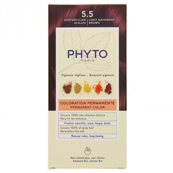 [PH1001081AA] PHYTO COLOR KIT COLORATION N°5.5 CHATAIN CLAIR ACAJOU
