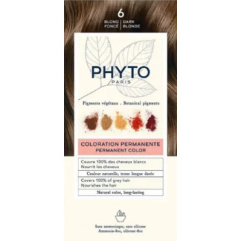 [PH1001091AA] PHYTO COLOR KIT COLORATION N°6 BLOND FONCE
