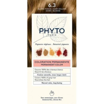 [PH1001221AA] PHYTO COLOR KIT COLORATION N°6.3 BLOND FONCE DORE