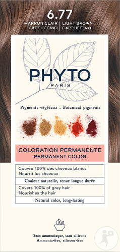[PH1001101AA] PHYTO COLOR KIT COLORATION N°6.77 MARRON CLAIR CAPPUCCINO