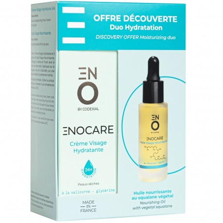 CODEXIAL COFFRET ENOCARE CREME VISAGE HYDRATANTE 30ML + HUILE VISAGE NOURISSANTE 20ML