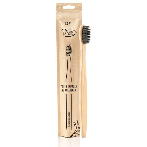 DENTI SMILE BROSSE A DENT BAMBOU NATUREL SOFT