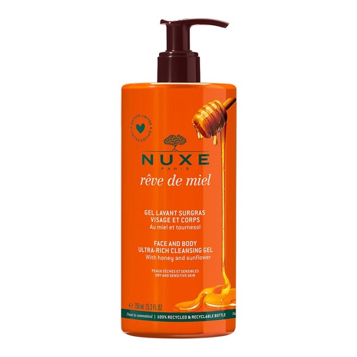 NUXE REVE DE MIEL GEL LAVANT SURGRAS 750ML