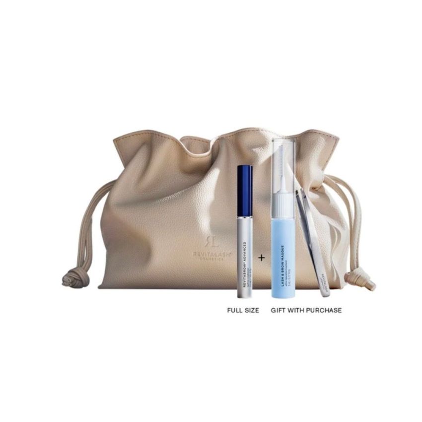 [818426021222] REVITALASH COFFRET REVITABROW ADVENCED +LASH ET BROW MASQUE + PRECISION TWEEZER