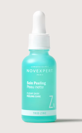 NOVEXPERT SOIN PEELING PEAU NETTE TRIO ZINC 30ML