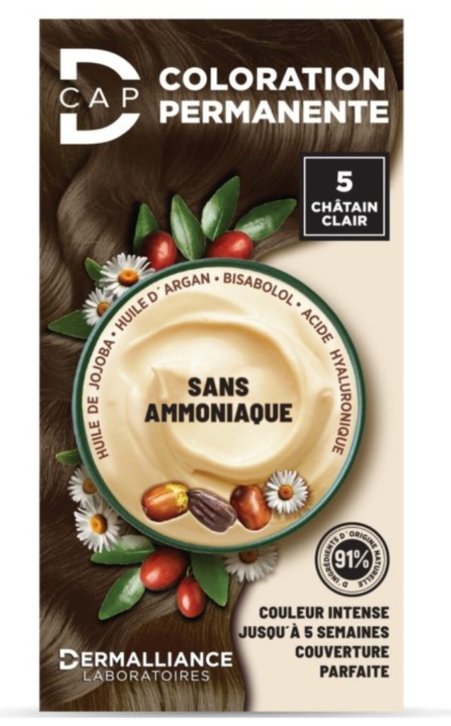 [6111266710313] D-CAP COLORATION PERMANENTE - 5 CHATAIN CLAIR