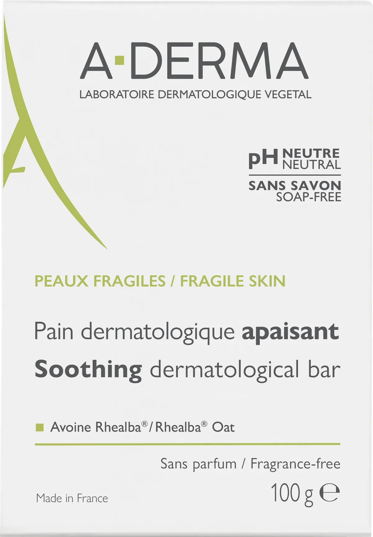 A-DERMA PAIN DERMATOLOGIQUE APAISANT 100G
