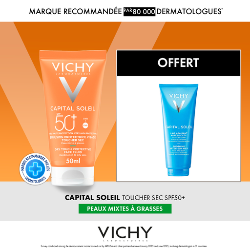 VICHY CAPITAL SOLEIL TOUCHER SEC SPF50+ 50ML 