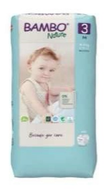 BIO LIFE BAMBO NATURE COUCHES BEBE T3 4-8KG 52U 