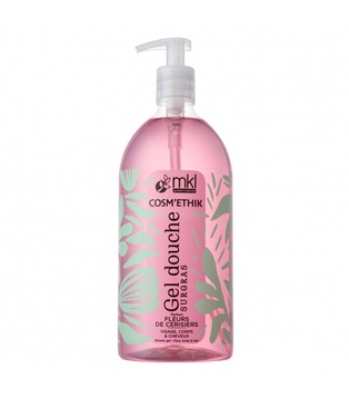MKL COSM'ETHIK GEL DOUCHE FLEURS DE CERISIERS BIO 1L 