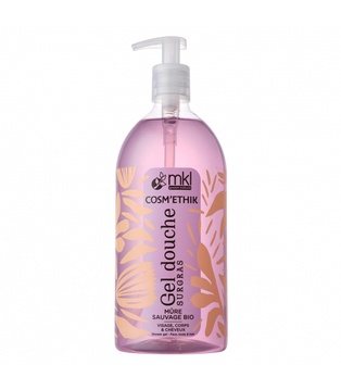 MKL COSM'ETHIK GEL DOUCHE MURE SAUVAGE  BIO 1L  