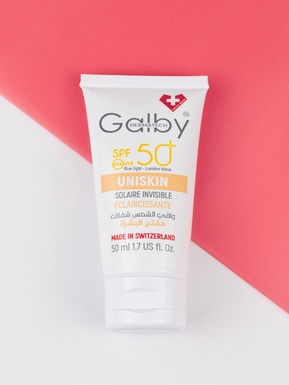  GALBY UNISKIN CREME SOLAIRE INVISIBLE ECLAIRCISSANTE SPF50+ 50ML