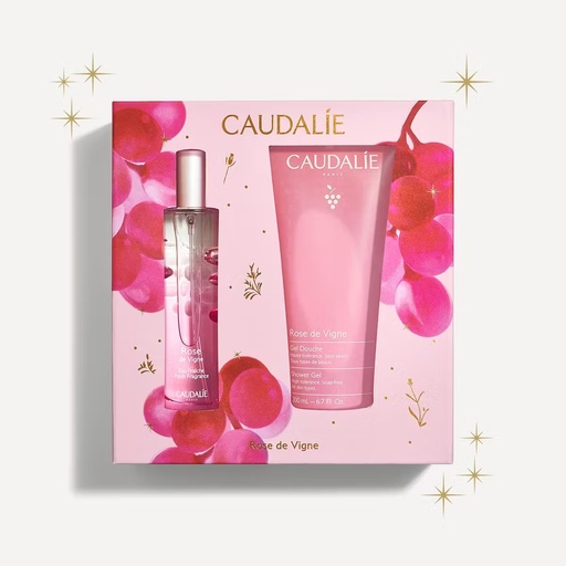 [3522930005179] CAUDALIE COFFRET PASSION ROSE DE VIGNE - EAU FRAICHE & GEL DOUCHE 