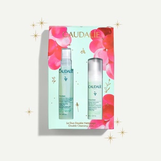 CAUDALIE COFFRET LE DUO DOUBLE NETTOYAGE - VINOCLEAN HUILE DE SOIN ET MOUSSE NETTOYANTE