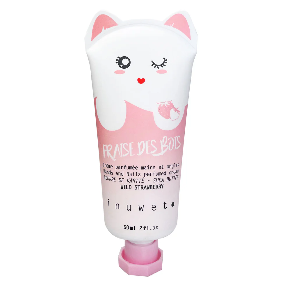 INUWET CREME PARFUMEE MAINS ET ONGLES FRAISE DES BOIS 60ML 