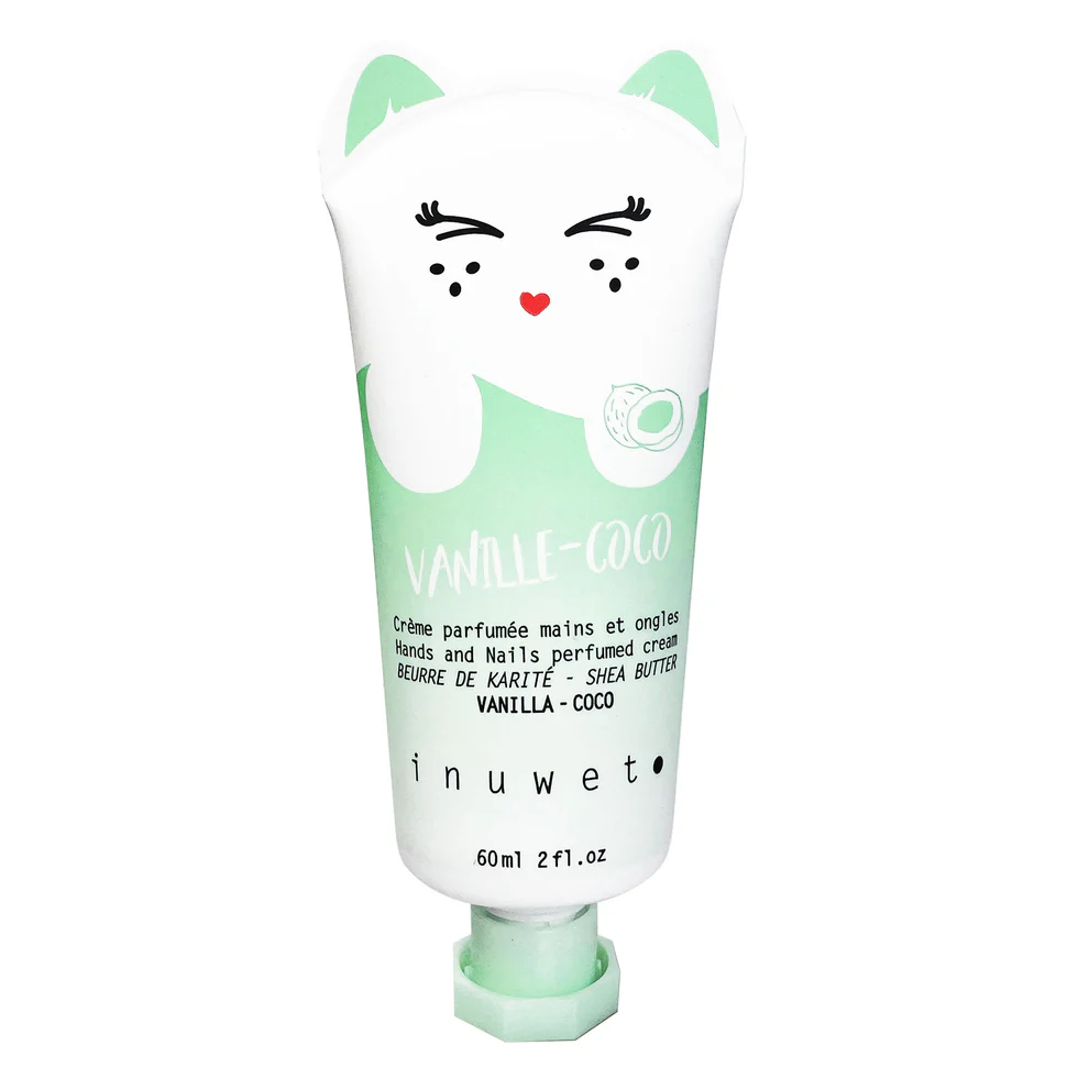 INUWET CREME PARFUMEE MAINS ET ONGLES VANILLE COCO 60ML 
