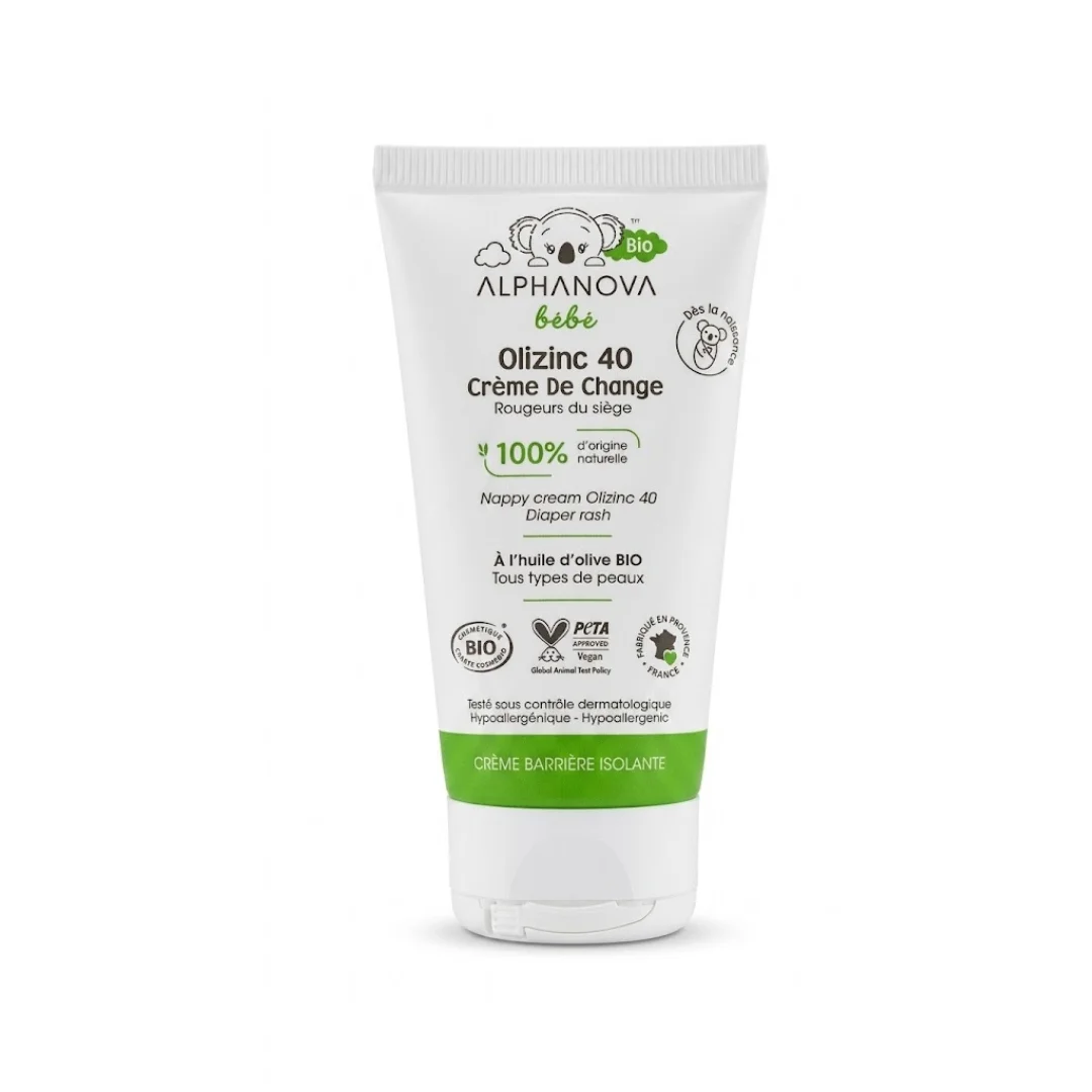 ALPHANOVA BEBE OLIZINC CREME DE CHANGE BIO 50G
