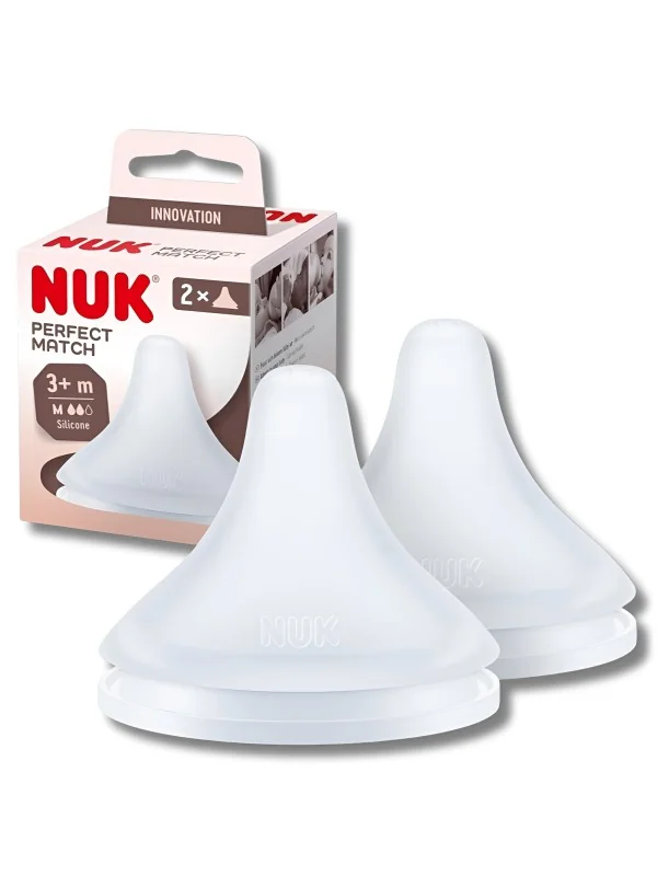 NUK TETINE PERFECT MATCH 3M+ 2U 