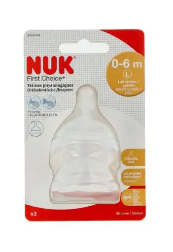 [4008600169574] NUK TETINES 0-6M 2U
