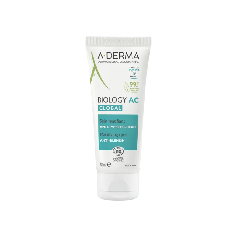 A-DERMA BIOLOGY AC GLOBAL SOIN MATIFIANT 40ML 
