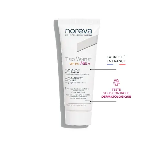 NOREVA TRIO WHITE MELA SOIN DE JOUR ANTI-TACHES SPF50+ 50ML 