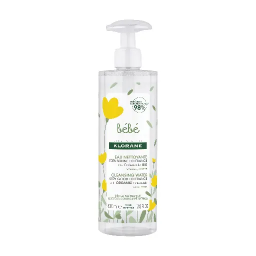 [3282770399752] KLORANE BEBE EAU NETTOYANTE 400ML