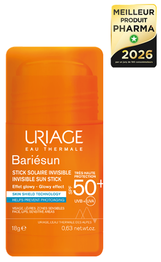 URIAGE BARIESUN STICK SOLAIRE INVISIBLE SPF50+ 18G