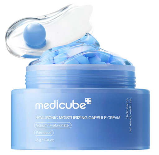 [8800289477478] MEDICUBE HYALURONIC MOISTURIZING CAPSULE CREAM 55G