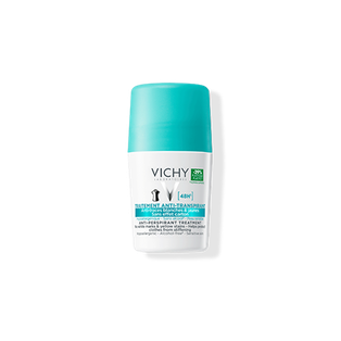 VICHY DEODORANT 48H TTMT ANTI-TRANSPIRANT ANTI-TRACES BLANCHES ET JAUNES ROLL-ON 50ML
