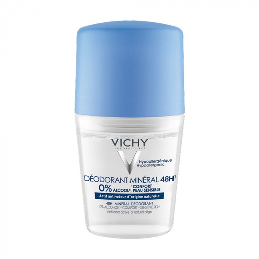 [00010089] VICHY DEODORANT MINERAL 48H MgO ROLL-ON 50ML