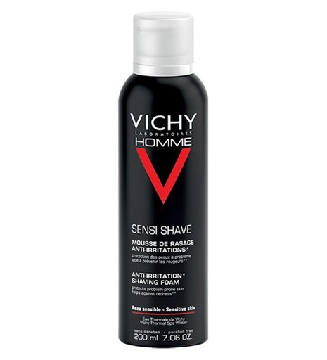 VICHY HOMME MOUSSE DE RASAGE ANTI-IRRITATIONS 200ML