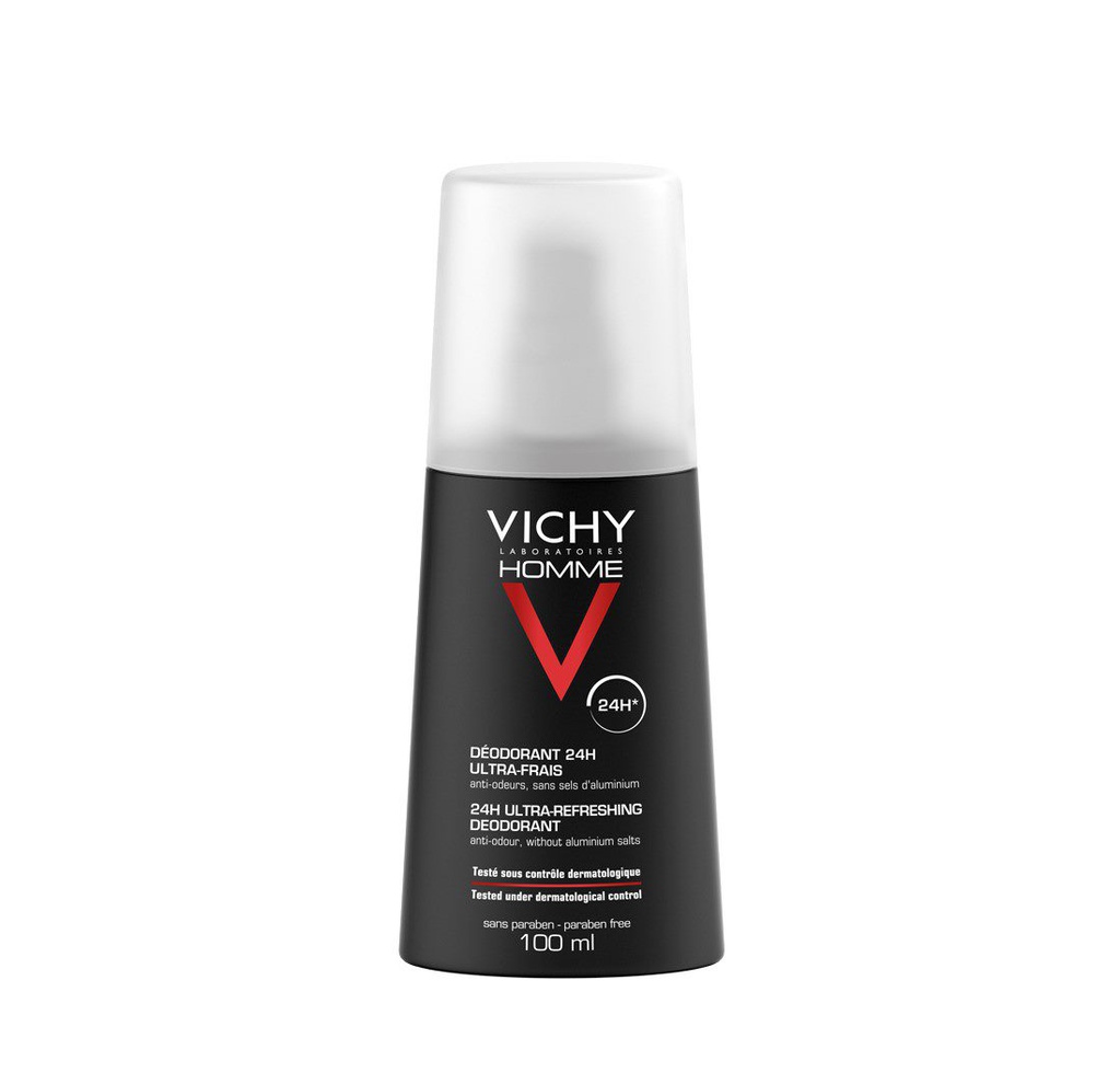 [3337871320331] VICHY HOMME DEODORANT 24H ULTRA-FRAIS VAPORISATEUR 100ML