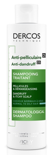 [00010134] VICHY DERCOS ANTI-PELLICULAIRE DS SHAMPOOING TRAITANT CHEVEUX NORMAUX A GRAS 200ML