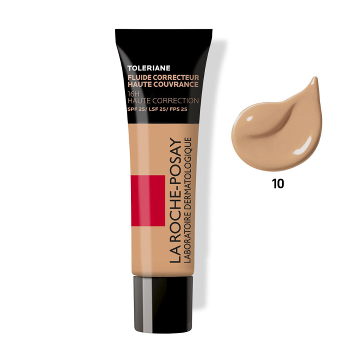 [3337875863940] LA ROCHE POSAY TOLERIANE CORRECTEUR TEINT FLUIDE SPF25 N10 IVOIRE 30ML