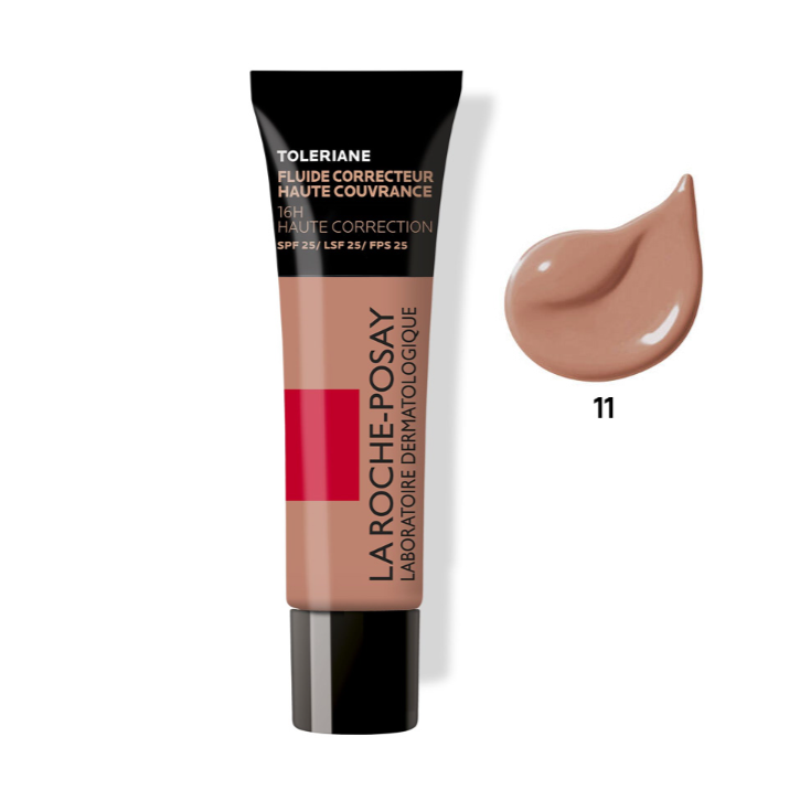 [3337875863926] LA ROCHE POSAY TOLERIANE CORRECTEUR TEINT FLUIDE SPF25 N11 BEIGE CLAIR 30ML