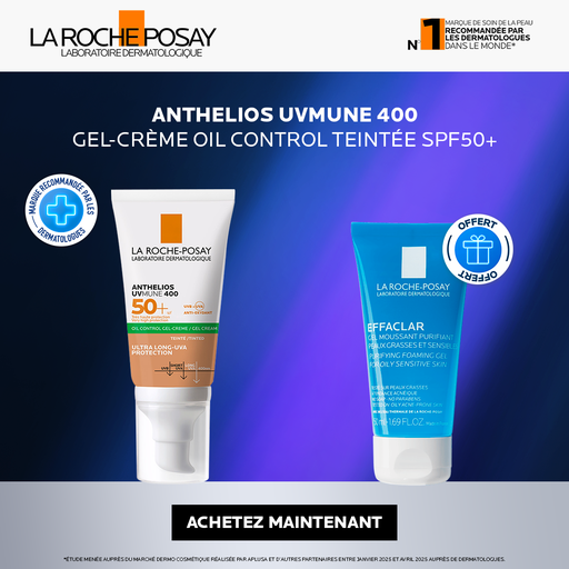 LA ROCHE POSAY ANTHELIOS UVMUNE 400 GEL-CREME OIL CONTROL TEINTEE SPF50+ 50ML