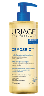 URIAGE XEMOSE C8+ HUILE LAVANTE APAISANTE 500ML